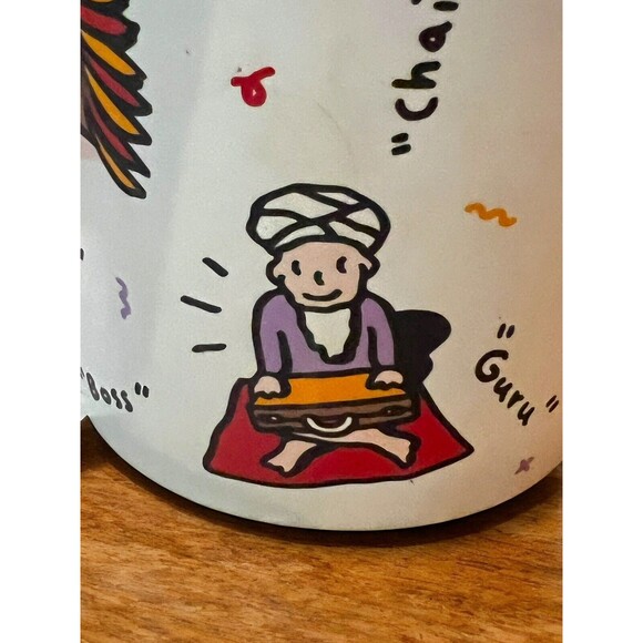 The Boss Theme Jumbo 18 oz. Ceramic Coffee Cup FTD VTG Mug Guru Big Cheese Dog - Picture 11 of 15